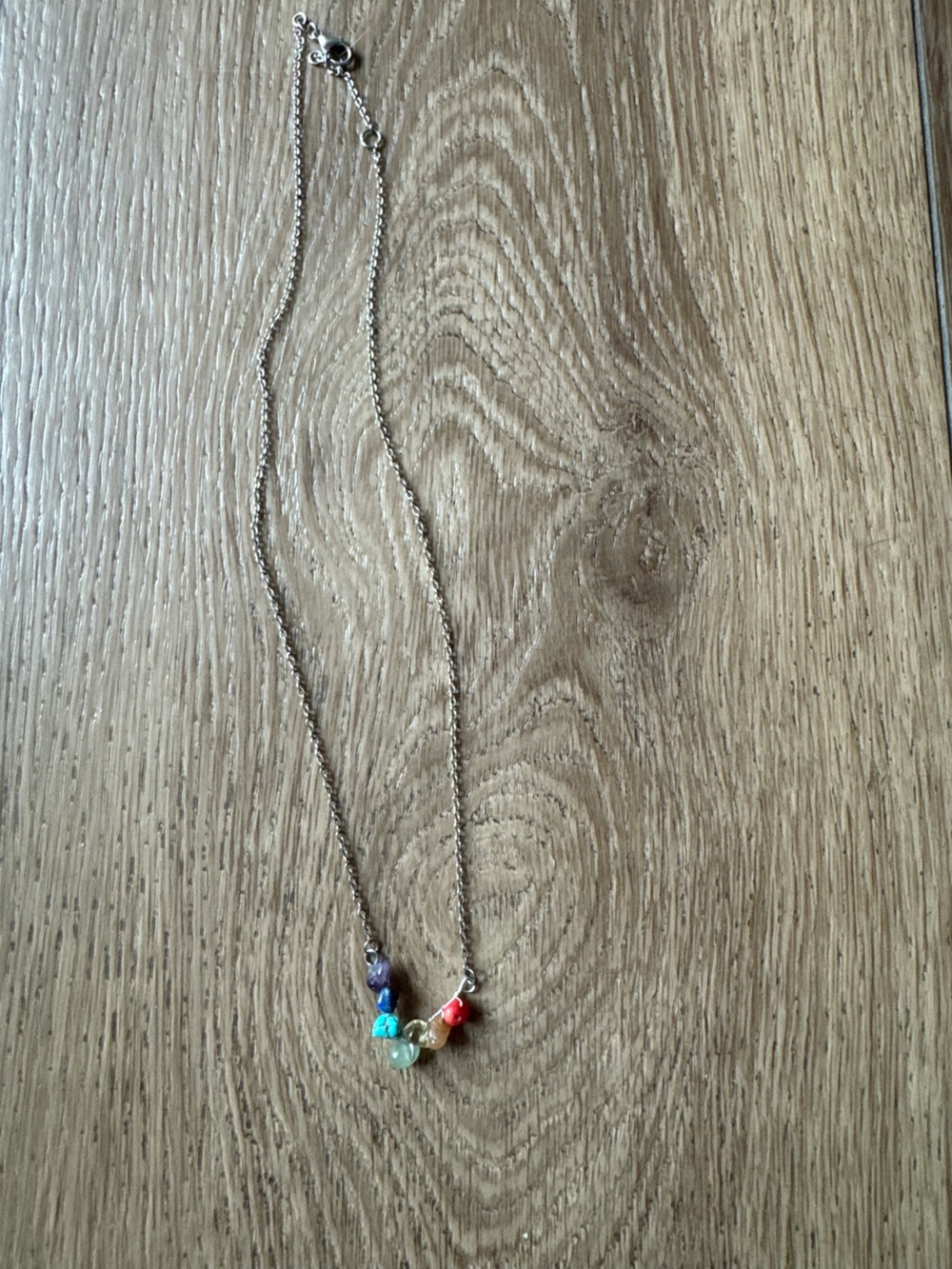 7 Stone Colorful Chakra Necklace